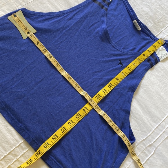 Victoria Secret Pink: Purple Blue Loose Fit, Dog Logo Wide Armholes Tank Top SzS - Picture 7 of 9